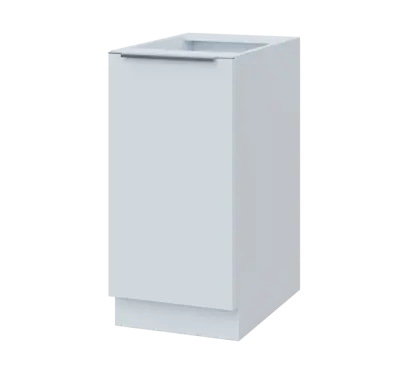 SIS - 4D spodní skříňka, 1-dveřová, levá, 870x400x600, bílá